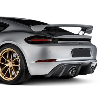 Porsche 718 Cayman Rear Diffusers - Carbon Fiber, Fiberglass | CARiD