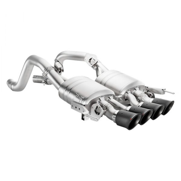 Akrapovic® - Slip-On Line Titanium Axle-Back Exhaust System, Chevy Corvette
