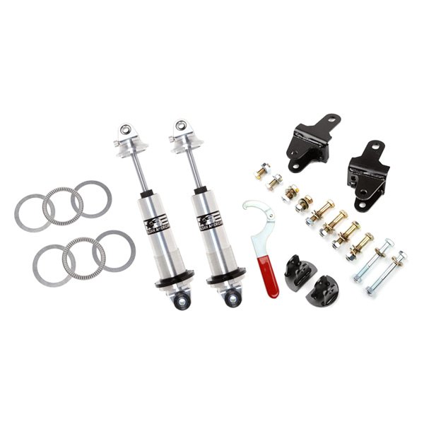 Aldan American® - Road Comp Series Twin-Tube Single Adjustable Rear Lowering Coilover Shock Kit