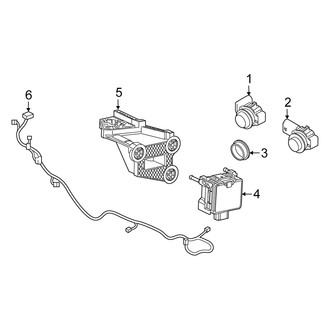 Alfa Romeo OE - Front Bumper & Grille - Electrical Components (Base / Intensa / Tributo Italiano)