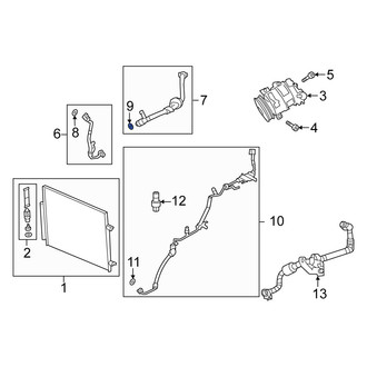 Alfa Romeo OE - Rear A/C Refrigerant Line O-Ring