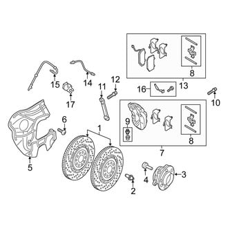 Alfa Romeo OE - Front Suspension - Brake Components (Carbon Ceramic), (RWD)