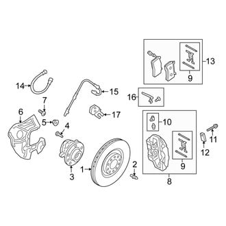 Alfa Romeo OE - Front Suspension - Brake Components (AWD)