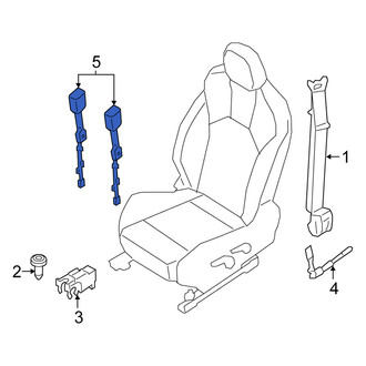 Alfa Romeo OE - Front Seat Belt Receptacle