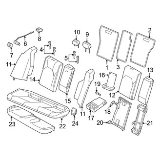 Alfa Romeo OE - Seats & Tracks - Rear Seat Components (Split Bench)