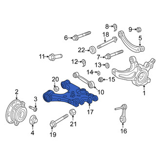 Alfa Romeo OE - Rear Left Suspension Control Arm