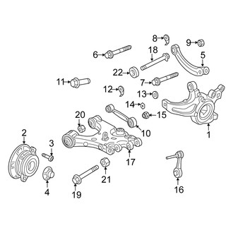 Alfa Romeo OE - Rear Suspension - Suspension Components (Base / Intensa / Tributo Italiano)