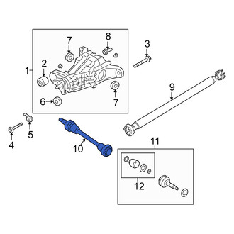 Alfa Romeo OE - Rear CV Axle Assembly