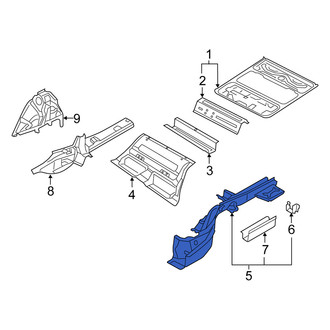 Alfa Romeo OE - Rear Right Frame Side Member Assembly