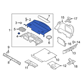 Alfa Romeo OE - Rear Package Tray Trim