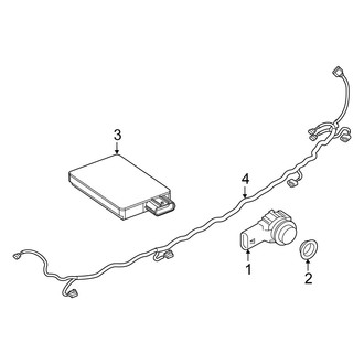 Alfa Romeo OE - Rear Bumper - Electrical Components (Base / Sport / TI)