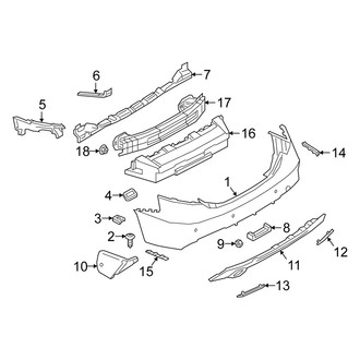 Alfa Romeo OE - Rear Bumper - Bumper & Components