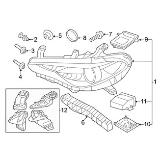 Alfa Romeo OE - Front Lamps - Headlamp Components