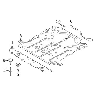 Alfa Romeo OE - Radiator Support - Splash Shields (2.9L)