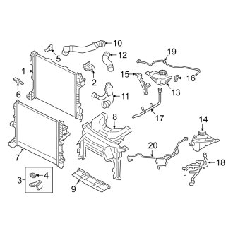 2018 Alfa Romeo Stelvio OEM Engine Cooling Parts - Radiators | CARiD