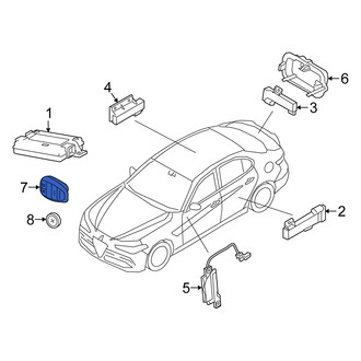Alfa Romeo OE - Keyless Entry Transmitter