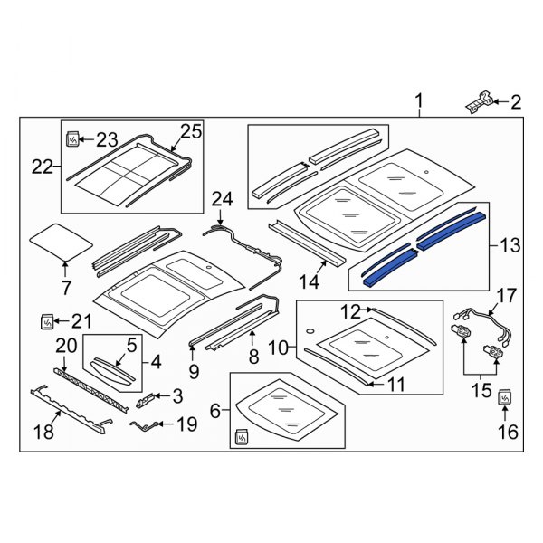 Sunroof Molding