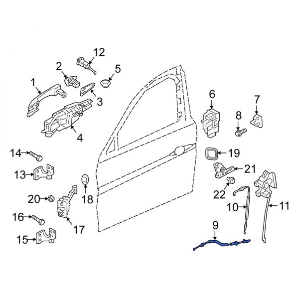 Door Latch Cable