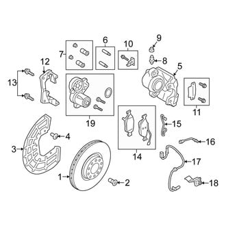 Alfa Romeo OE - Rear Suspension - Brake Components