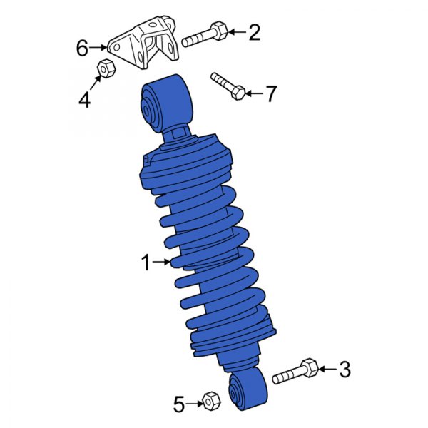 Coilover Spring and Shock Assembly