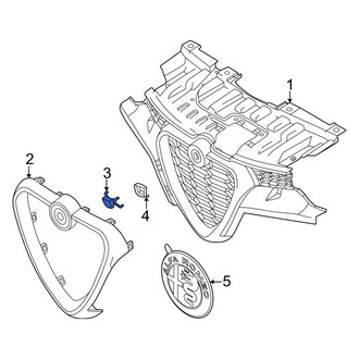 Alfa Romeo OE - Front Park Assist Camera Housing