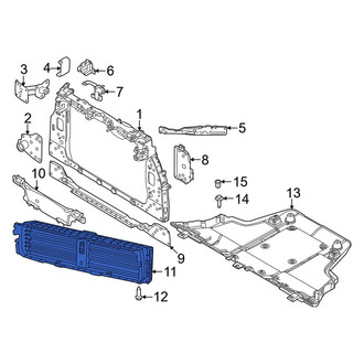 Alfa Romeo OE - Front Radiator Shutter Assembly