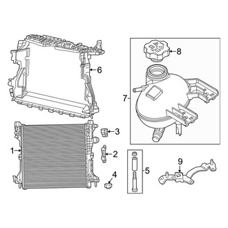 Alfa Romeo OE - Cooling - Radiator & Components (Base / Tributo Italiano 1.3L)