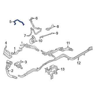 Alfa Romeo OE - Engine Coolant Overflow Hose