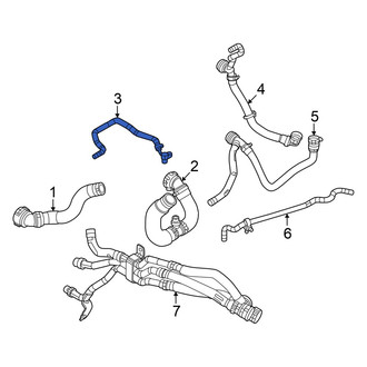 Alfa Romeo OE - Engine Coolant Overflow Hose
