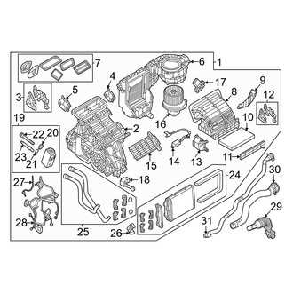 Alfa Romeo OE - HVAC Unit Case Assembly