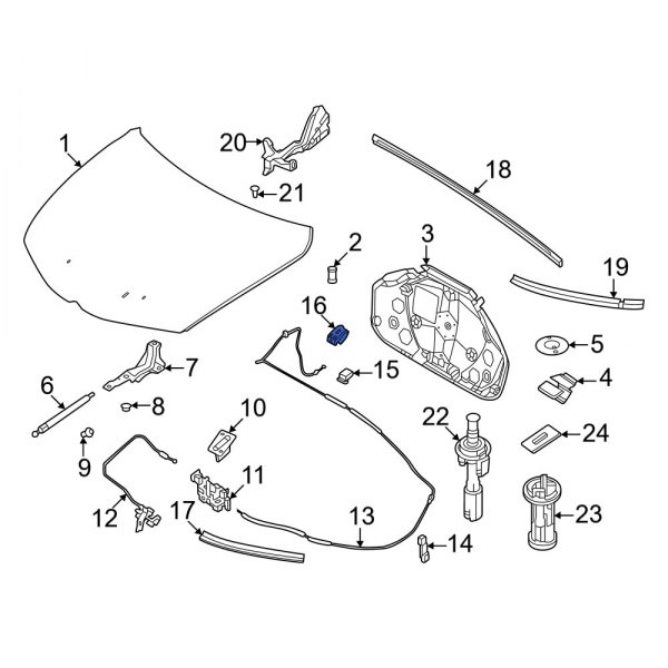 Hood Release Handle