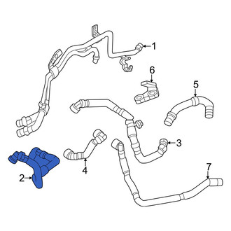 Alfa Romeo OE - Drive Motor Battery Pack Coolant Hose