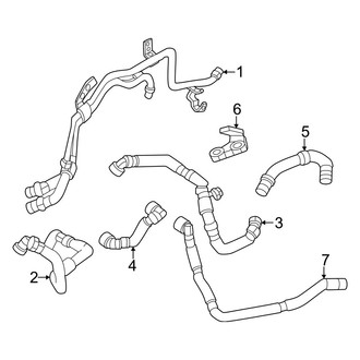 Alfa Romeo OE - Cooling - Hoses & Lines (High Voltage Battery Cooling), (1.3L)