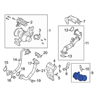 Alfa Romeo OE - Turbocharger Inlet Hose