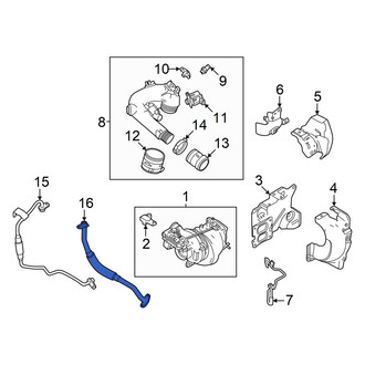 Alfa Romeo OE - Turbocharger Oil Line