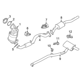 Alfa Romeo OE - Exhaust System - Exhaust Components (2.0L)