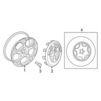 Alfa Romeo OE - Wheels (Speciale / Sprint / TI / Veloce)
