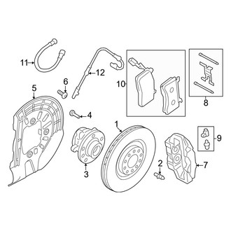 Alfa Romeo OE - Front Suspension - Brake Components (W/O Brembo)