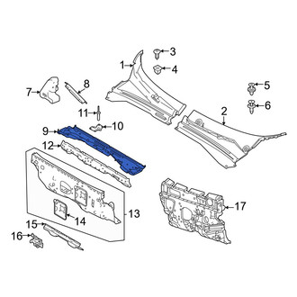 Alfa Romeo OE - Front Cowl Plenum Panel