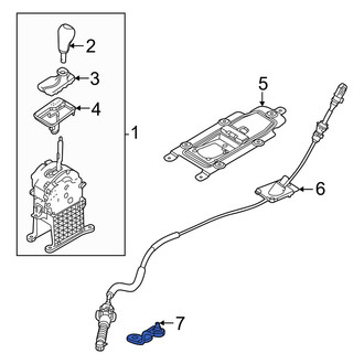 Alfa Romeo OE - Automatic Transmission Shifter Cable Bracket
