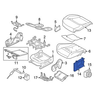 Alfa Romeo OE - Front Right Seat Lumbar Switch