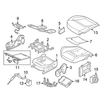 Alfa Romeo OE - Seats & Tracks - Passenger Seat Components (Seat Cushion)