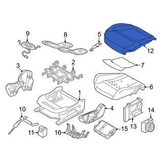 Alfa Romeo OE - Front Left Seat Cover