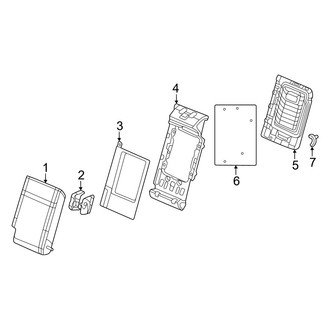 Alfa Romeo OE - Seats & Tracks - Rear Seat Components (Armrest)