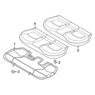 Alfa Romeo OE - Seats & Tracks - Rear Seat Components (Seat Cushion)