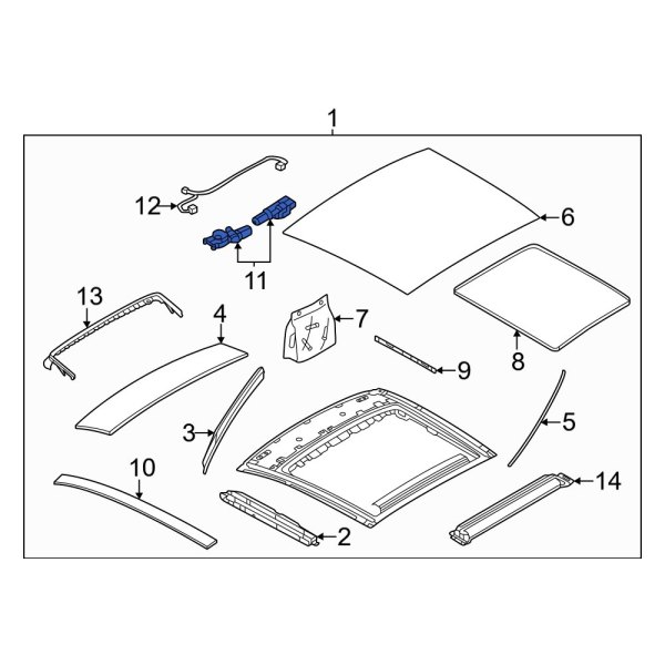 Sunroof Motor