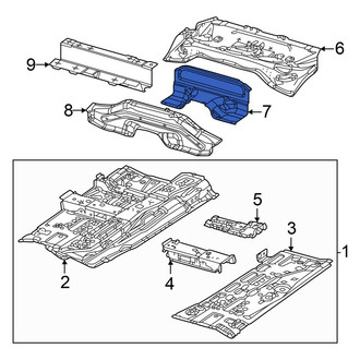 Alfa Romeo OE - Center Front Floor Pan Reinforcement