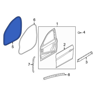 Alfa Romeo OE - Front Inner Door Seal