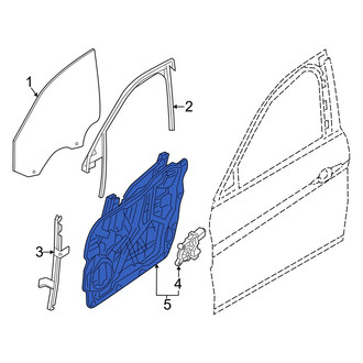 Alfa Romeo OE - Rear Left Door Panel Carrier