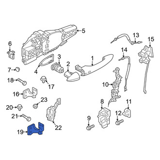 Alfa Romeo OE - Front Right Lower Door Hinge